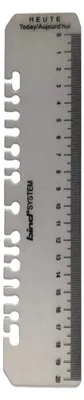 Immagine prodotto di Rilegatura 104 - Righello da 20 cm, misuratore in centimetri da inserire negli agendini A5, trasparente