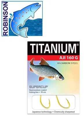 Produktbild von Robinson gebundene Plötzenhaken Stipphaken - 10 Angelhaken, Gr./Durchmesser/Tragkraft:Gr. 10 /2.30kg /0.128mm