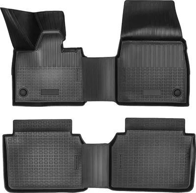Image de Tapis De Sol En Caoutchouc TPE Pour BMW i3 2013-2022 4pcs, Système de Fixation Bord Haut Noir Antidérapant Toutes Saisons