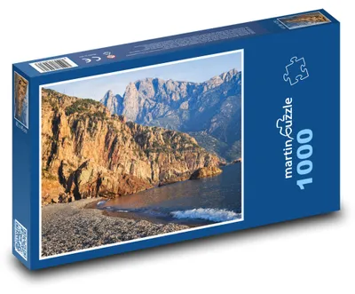 Zdjęcie produktu dla Puzzle 1000 Skaliste wybrzeże i góry - martinpuzzle