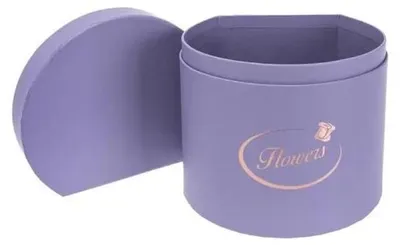 Image de Boîte Flower Box violette ROZETTE