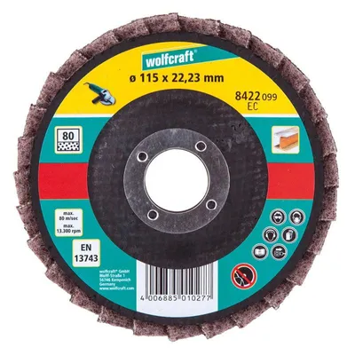 Obrázok produktu pre Wolfcraft Wolfcraft brúsny tanier s plsťou ø 115 mm 8422099