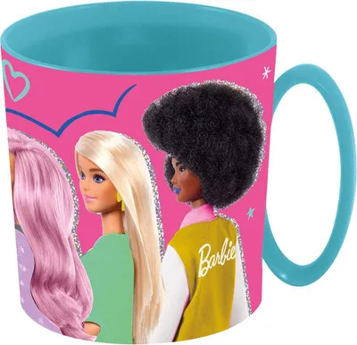 Produktbild von Barbie Lizenzbecher mit Ohr, 390 ml, für Kinder