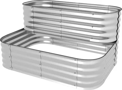 Produktbild von Blumenregal Pflanzenregal Garten Balkon Silber 118X45X30Cm