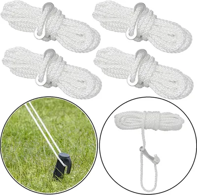 Produktbild von 4x pannseil 3 mm × 3 m – Zeltleinen / Spannseile für Camping & Outdoor – stabile Abspannleine für Zelt, Vorzelt & Plane – wetterfest & langlebig