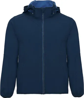 Produktbild von Roly SS6428 | Herren Siberia Softshell Jacket, Wasser- und Windabweisend - Farbe: Navy Blue 55/Royal Blue 05 - Größe: XXL