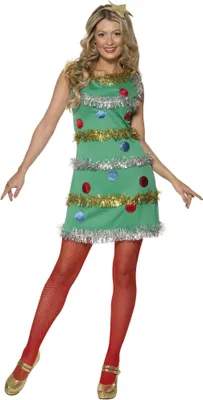Produktbild von Smiffys - Kostüm-Kleid für Damen SM1197 (L) (Grün)