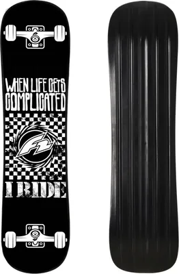 Produktbild von F2 Snowboard Snowdeck Schnee Skateboard 89cm Schwarz 2024/25