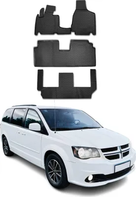 Immagine prodotto di 2008-2020 Dodge Grand Caravan Tappetini TPE Nero 4 pz