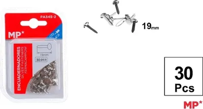 Image de Clous décoratifs argentés 19mm 30pcs
