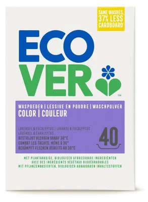 Produktbild von Ecover - Waschpulver Color - Für Buntwäsche - 3 kg - 40 Wäschen - 1 Stück