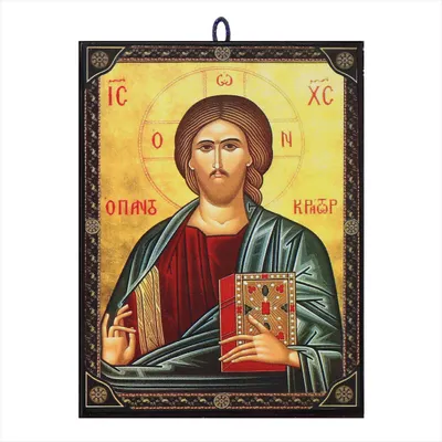 Produktbild von Ikone Jesus Christus orthodox e Reproduktion aus Griechenland
