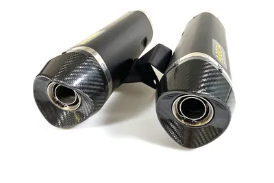 Produktbild von ARROW thunder ciemny aluminiowy tłumik wsuwany z zaślepką do Aprilia Dorsoduro 900