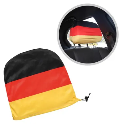 Produktbild von Kopfstützenüberzüge "Nations" Deutschland-Farben