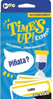 Immagine prodotto di Gioco da tavolo Time's Up Express, Gioco di società, Formato da viaggio, Da 4 a 9 giocatori, 8+ anni