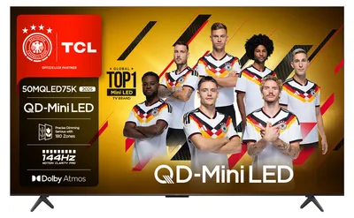 Imagen del producto de Televisor QLED Mini LED de 75 pulgadas, modelo 50MQLED75K