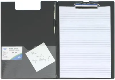Produktbild von Wedo 57 501, Schwarz, A4, Kunststoff, 1 Taschen, 325 mm, 236 mm