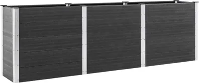 Produktbild von vidaXL Garten-Hochbeet 300x100x91 cm WPC Grau