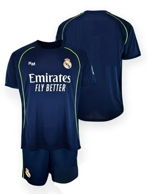 Produktbild von Real Madrid Kinder-Set 2. Team 25-26, offizielle Replik – Größe 4 Jahre, Blau