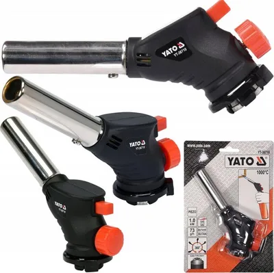 Obrázek produktu pro Yato YT-36710 Páječka Páječka plynová 1000 °C Černá, nerezová ocel