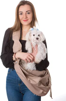 Image de Sac de transport Juliette - pour petits chiens, chats & animaux domestiques jusqu'à 5 kg, tissu Oxford, sûr & confortable, avec bandoulière | Doggy