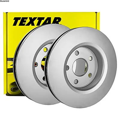Obrázok produktu pre 2 brzdové kotúče Textar 245 mm vzadu pre Audi 80 90 100 Coupe