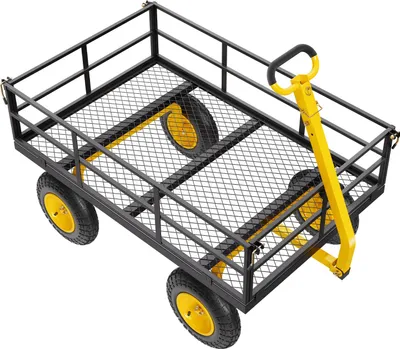 Produktbild von Bollerwagen 544,31 kg, Transportwagen, Gartenwagen, Gerätewagen, 2-in-1-Handwagen mit All-Terrain-Reifen