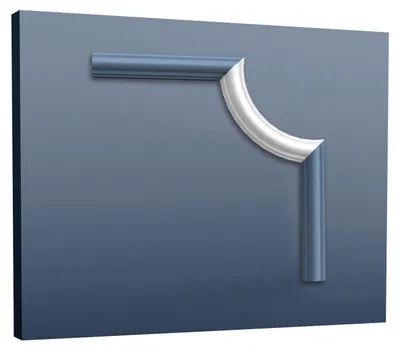 Image de Orac Decor PX120A AXXENT Elément du coin Corniche pour moulure PX120 | 19 cm