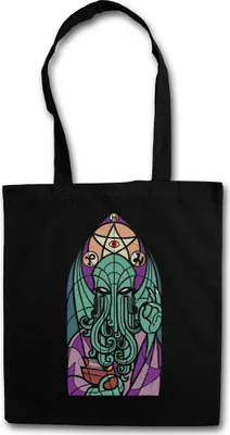 Produktbild von Urban Backwoods Church Of Cthulhu, Stofftasche, Farbe: Schwarz