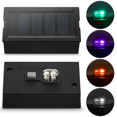 Ersatz-Solarpanel 2er-Pack, 4x7 cm, für Außenleuchten