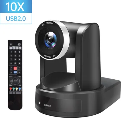 Zdjęcie produktu dla PV410WL Kamera internetowa 4K 8MP HD PTZ z 10-krotnym zoomem optycznym, USB 5.8G Bezprzewodowa kamera internetowa do wideokonferencji o wysokiej rozdzielczości i szerokim kącie widzenia 105°