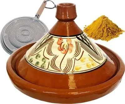 Obrázek produktu pro Hrnec tagine, objem 35 cm, pro 8 osob, vhodný do kuchyně