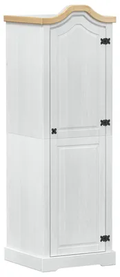 Produktbild von vidaXL Kleiderschränke Weiß 55 x 52 x 170 cm Massives Kiefernholz