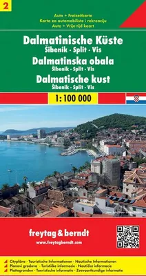 Obrázek produktu pro AK 0704 Dalmácie 2. 1:100 000