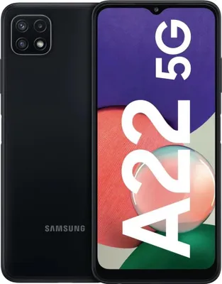 Produktbild von Samsung Galaxy A22 5G , 16,8 cm (6.6"), 1080 x 2408 Pixel, 4 GB, 64 GB, 48 MP, Grau