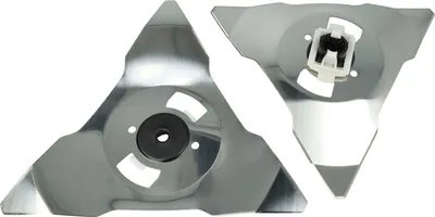 Produktbild von vhbw 2x Ersatz-Messer kompatibel mit Robomow RS622 (2014 - 2017), RS615U (2017 - 2020), RS615 PRO 2 (2016) Rasenmäher - Ersatzklinge Silber, Edelstahl