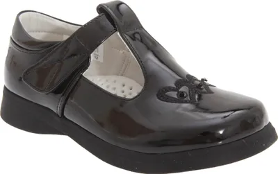 Produktbild von Boulevard Mädchen Schuhe mit Klettverschluss DF190 (30 EUR) (Schwarz glänzend)