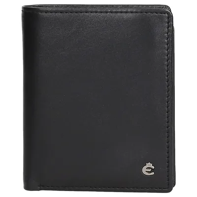 Produktbild von Esquire Leder Ausweisetui Geldbörse Harry RFID Wallet High with Flap Black schwarz