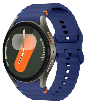 Produktbild von Smartwatch-Armband für Samsung Galaxy Watch 7 44 / 40mm TPU Silikon Dunkelblau