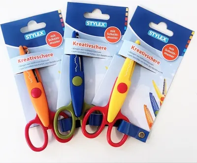 Produktbild von Stylex Kreativschere, verschiedene Schnittmuster