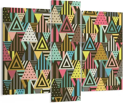 Produktbild von Bild auf Leinwand - Leinwandbild - Abstraktion modern - 95x80cm - Wand Bild - Wanddeko - Wandbilder - Leinwanddruck - Bilder - Kunstdruck - Wanddekoration - Leinwand bilder - Wandkunst - CB95x80-3700