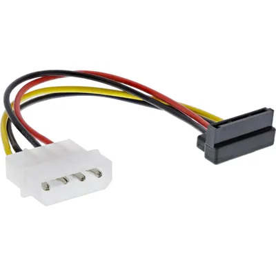 Produktbild von InLine SATA Stromadap.-Kab, 1x 13,34cm (5,25") BU/15pol SATA ST, nach o. abgew., 0,15 m, Mehrfarbig, 9 g, 100 mm, 140 mm, 9 mm
