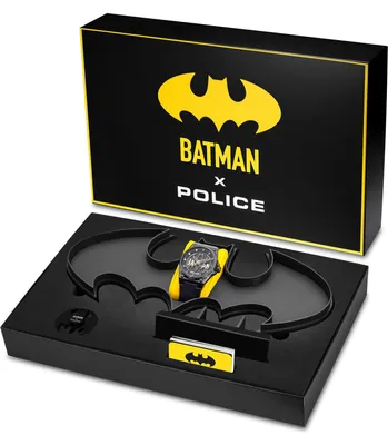 Image de Montre Police pour hommes, noire, modèle Police-PEWGA0090005-SET