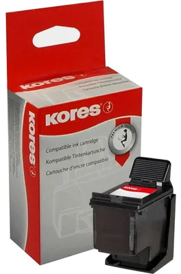 Produktbild von Kores G1022BK, Schwarz, Tinte auf Pigmentbasis, 20 ml