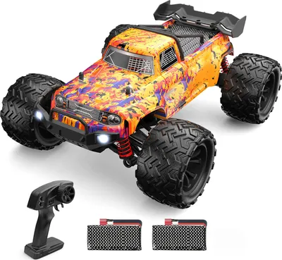 Produktbild von Ferngesteuertes Auto 1/16 2,4 GHz 40 km / h All Terrain Offroad Trucks 4WD Kletterauto Geschenke Full Scale fuer Kinder Erwachsene 2 Batterien