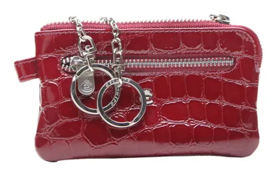 Produktbild von Esquire Schlüsselmäppchen Nizza Key Case Red dunkelrot