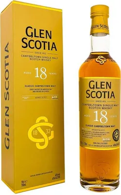 Produktbild von Glen Scotia 18 Years + Box 700ml 46% Vol.