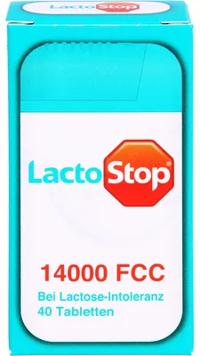 Produktbild von Lactostop 14.000 Fcc Tabletten Spender 40 St