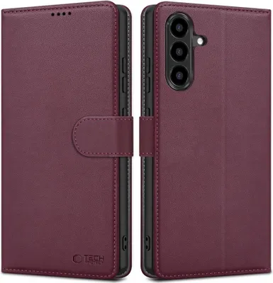 Zdjęcie produktu dla Kaardivahega mobiiliümbris Tech-Protect Galaxy A17 4G/5G/A26 5G Wallet lilla