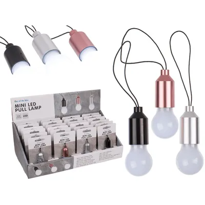 Produktbild von Mini LED Ziehleuchte, ca. 5 cm, 3-farbig sortiert